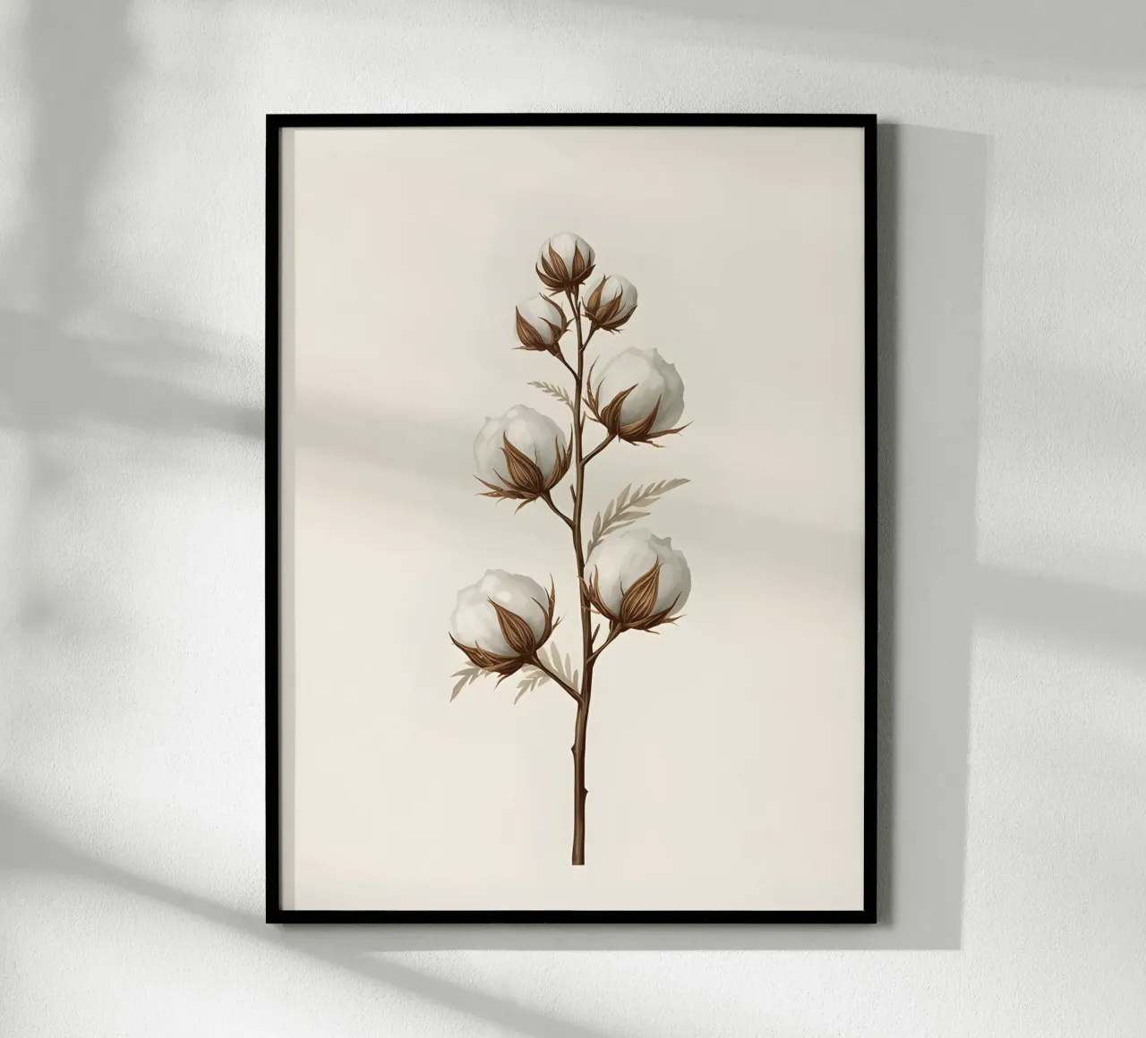 Stelo di cotone poster con telaio in alluminio da The Green Room