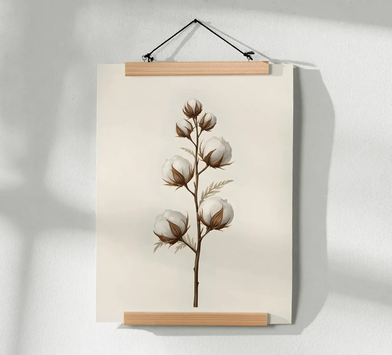 Stelo di cotone poster con telaio in alluminio da The Green Room
