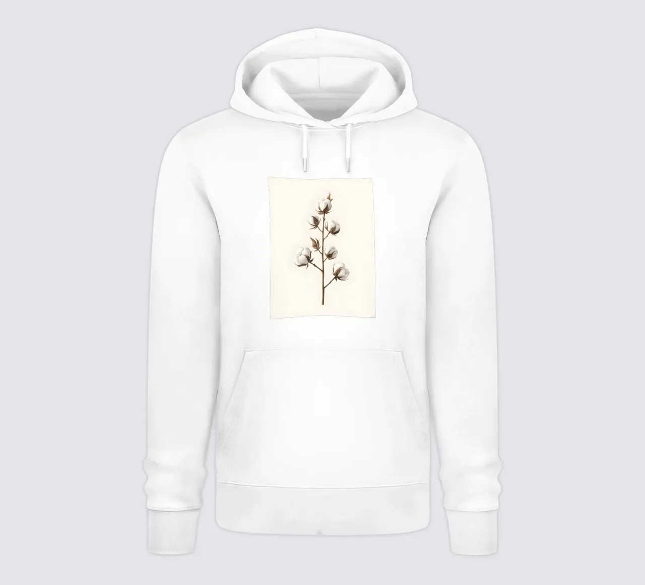 Stelo di cotone felpa con cappuccio da Botanical Gallery