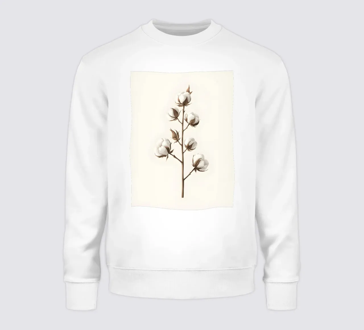 Stelo di cotone felpa da Botanical Gallery