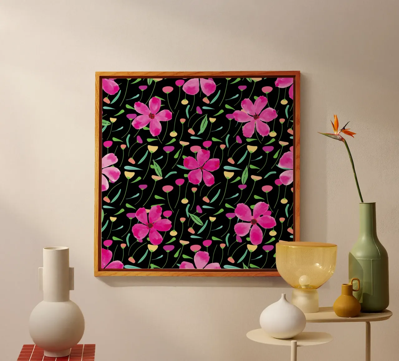 Botanical pattern 24 plexiglass da Little Dean