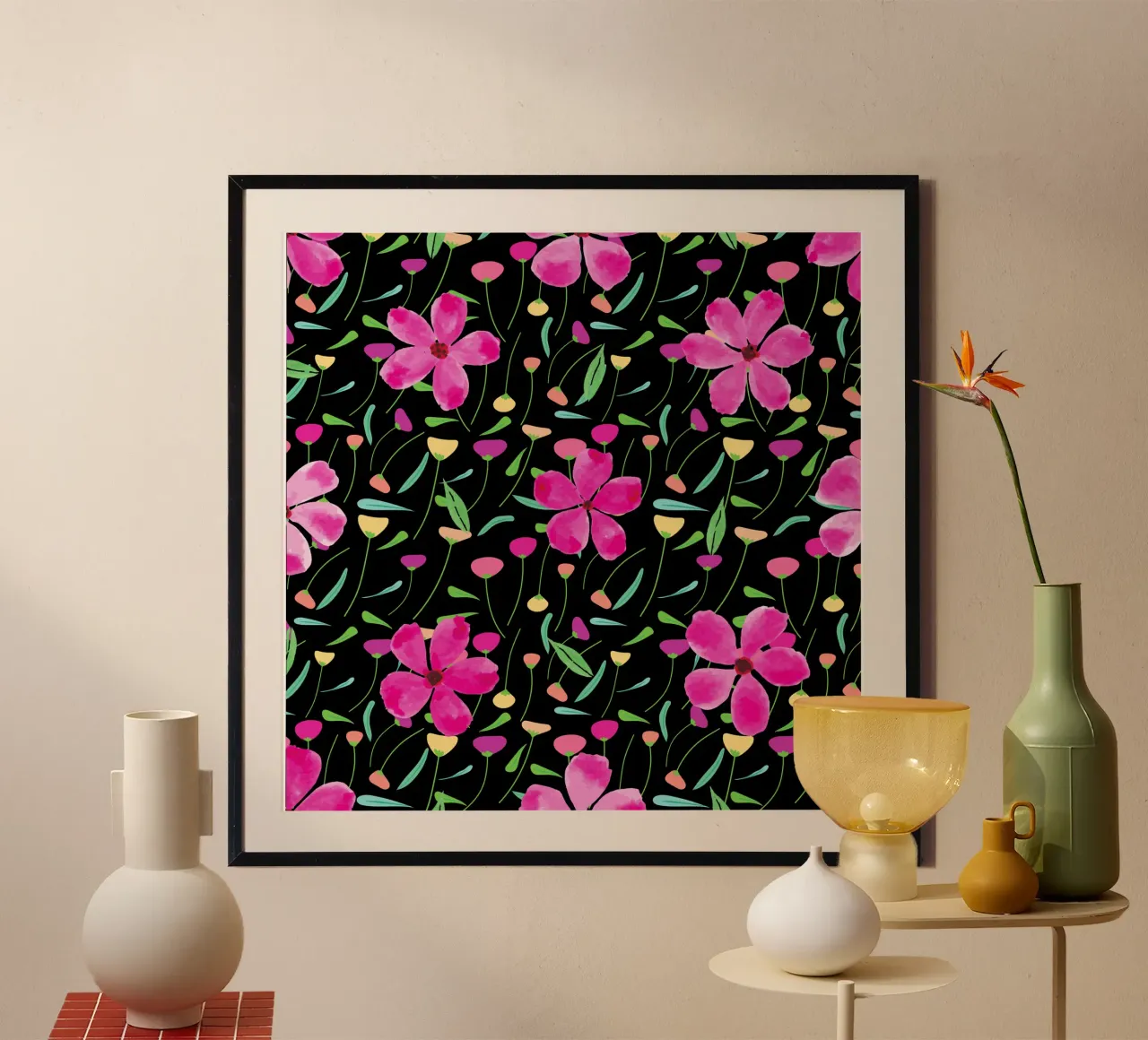 Botanical pattern 24 poster by Little Dean