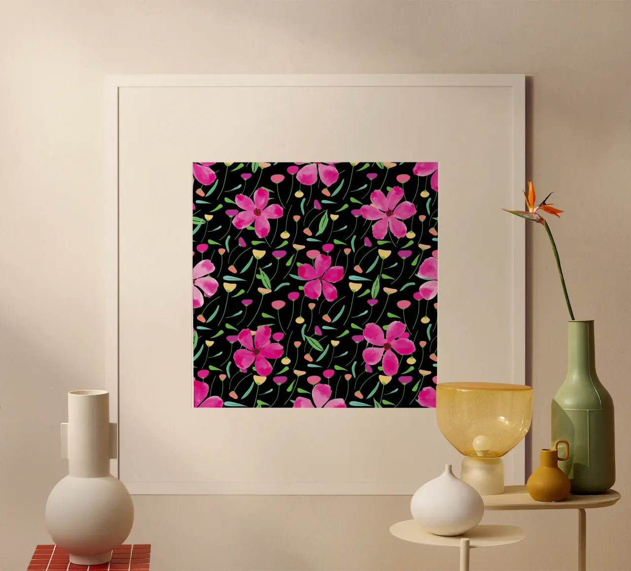 Botanical pattern 24 poster by Little Dean