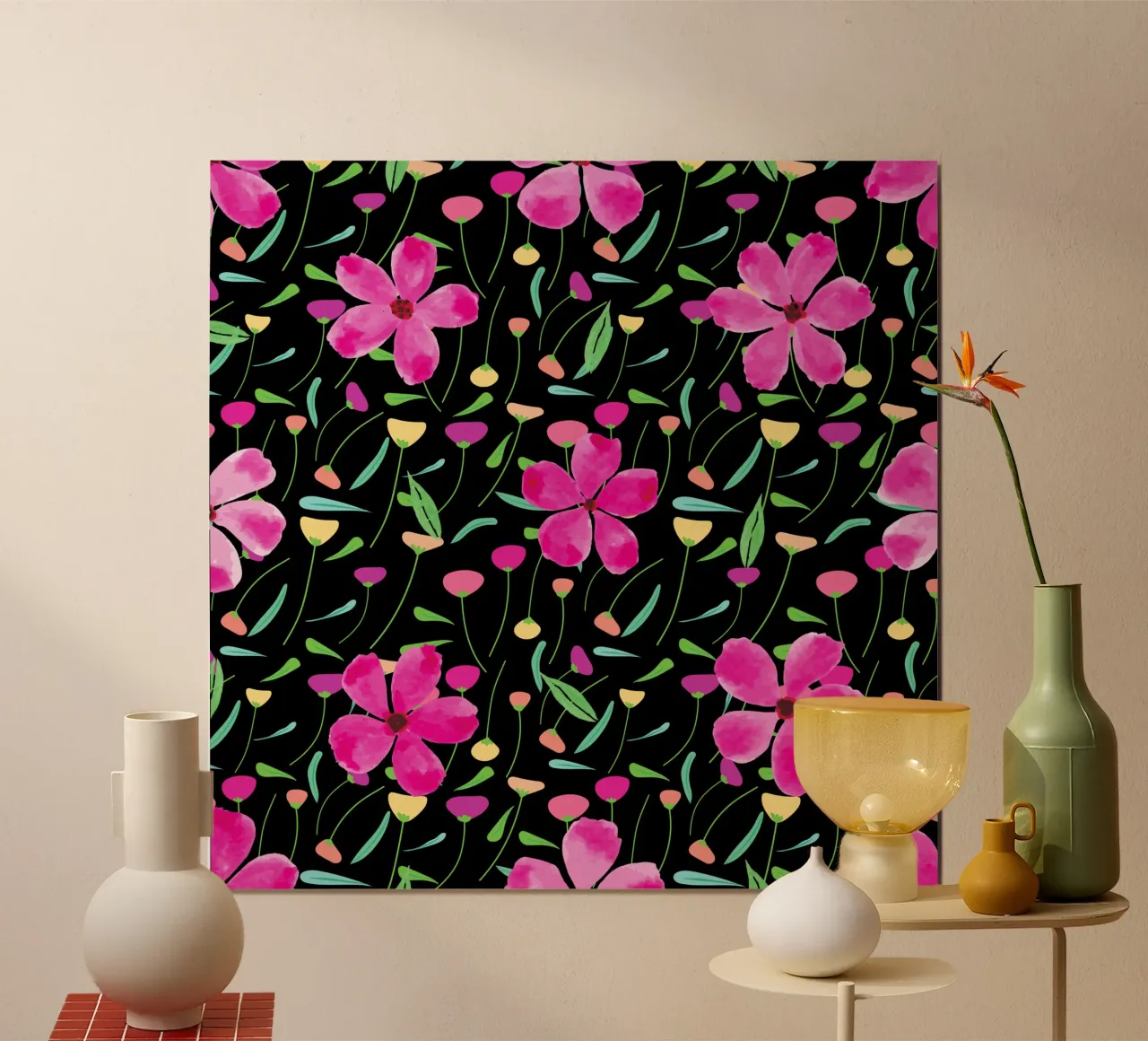 Botanical pattern 24 poster by Little Dean