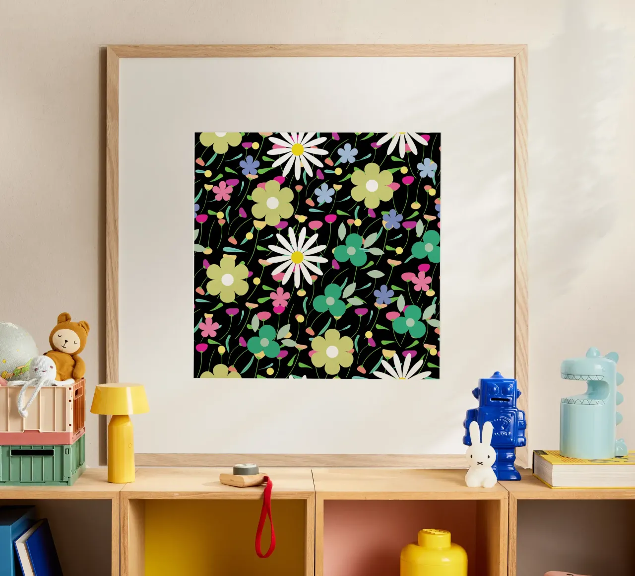 Botanical pattern 26 poster by Little Dean