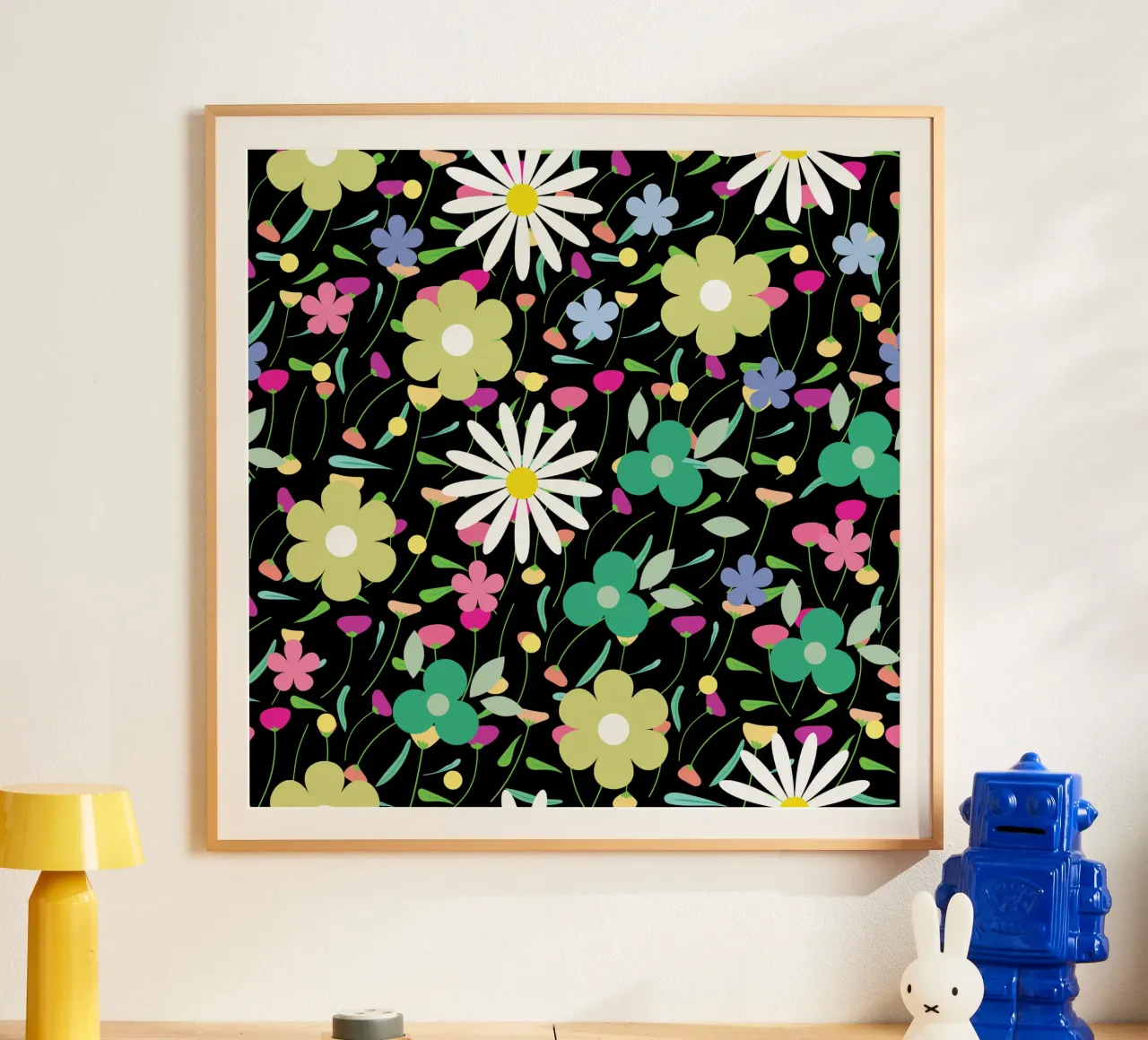 Botanical pattern 26 poster by Little Dean