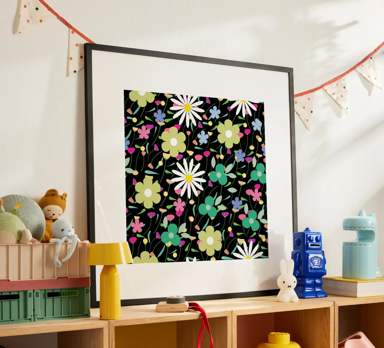 Botanical pattern 26 poster by Little Dean