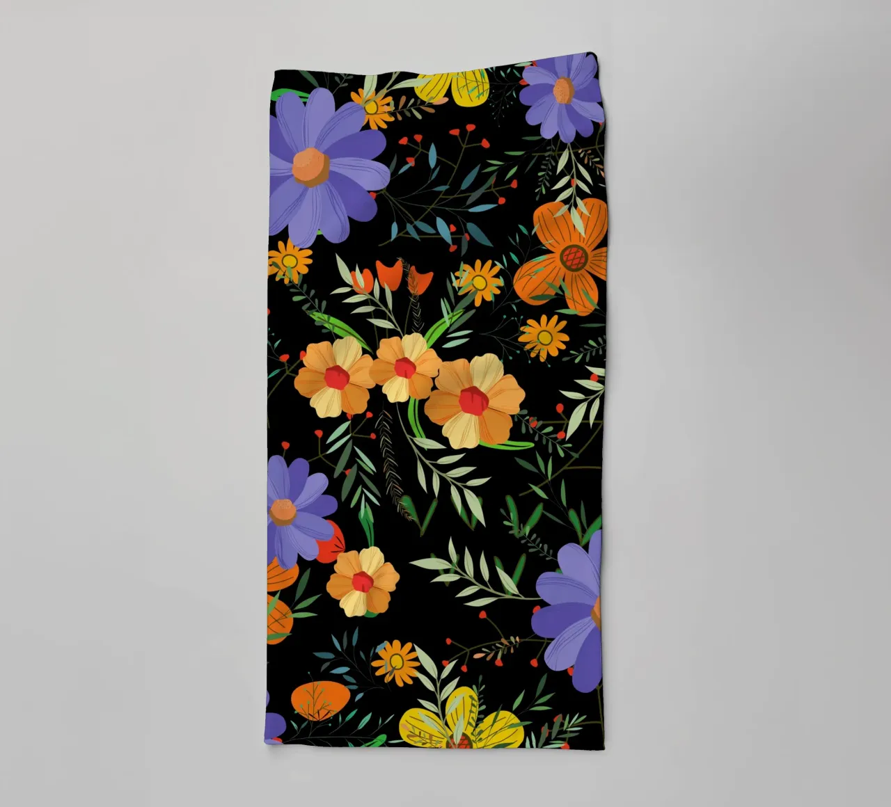 Botanical pattern 27 towel by Little Dean