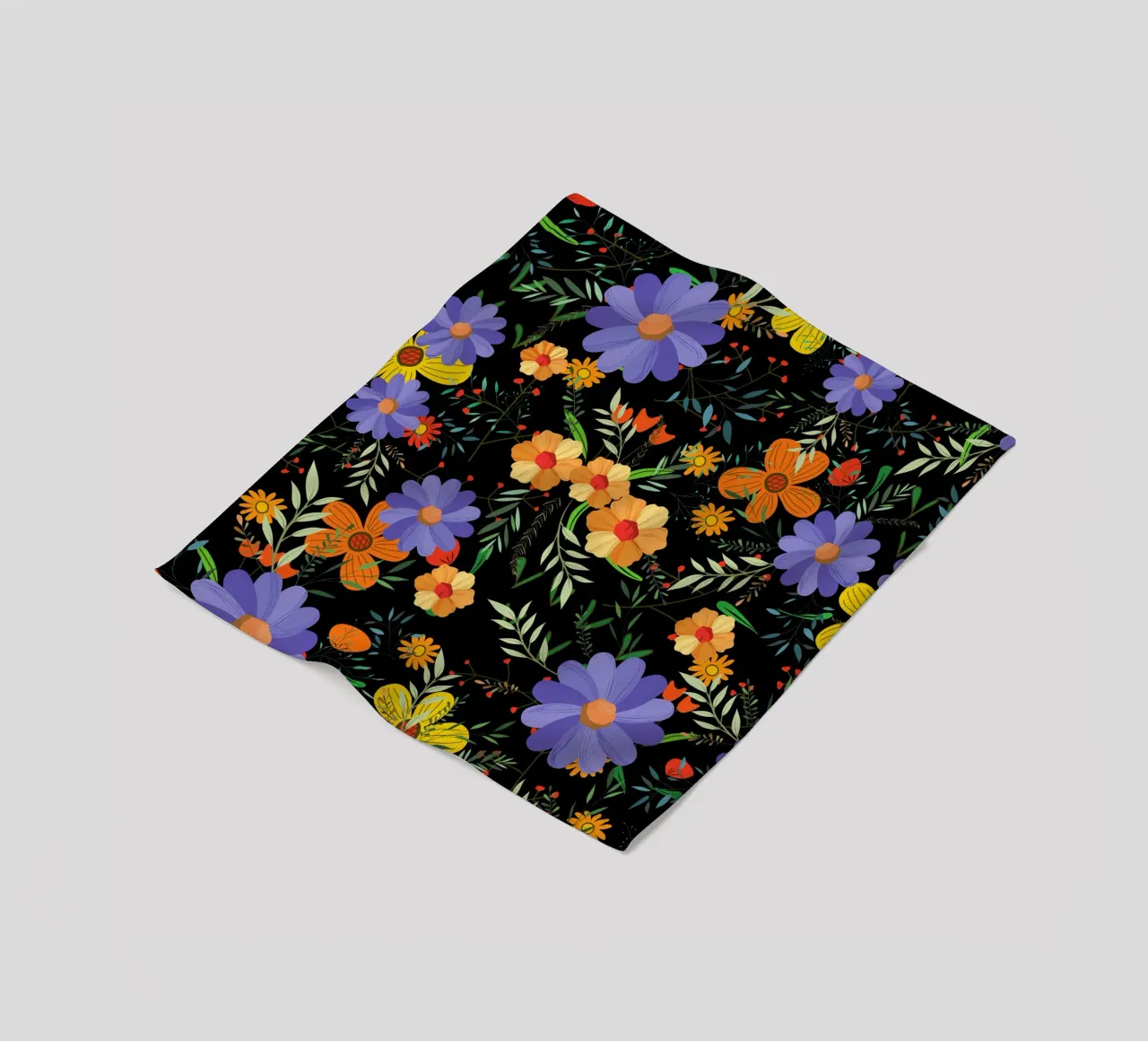 Botanisches Muster 27 Fleecedecke von Little Dean