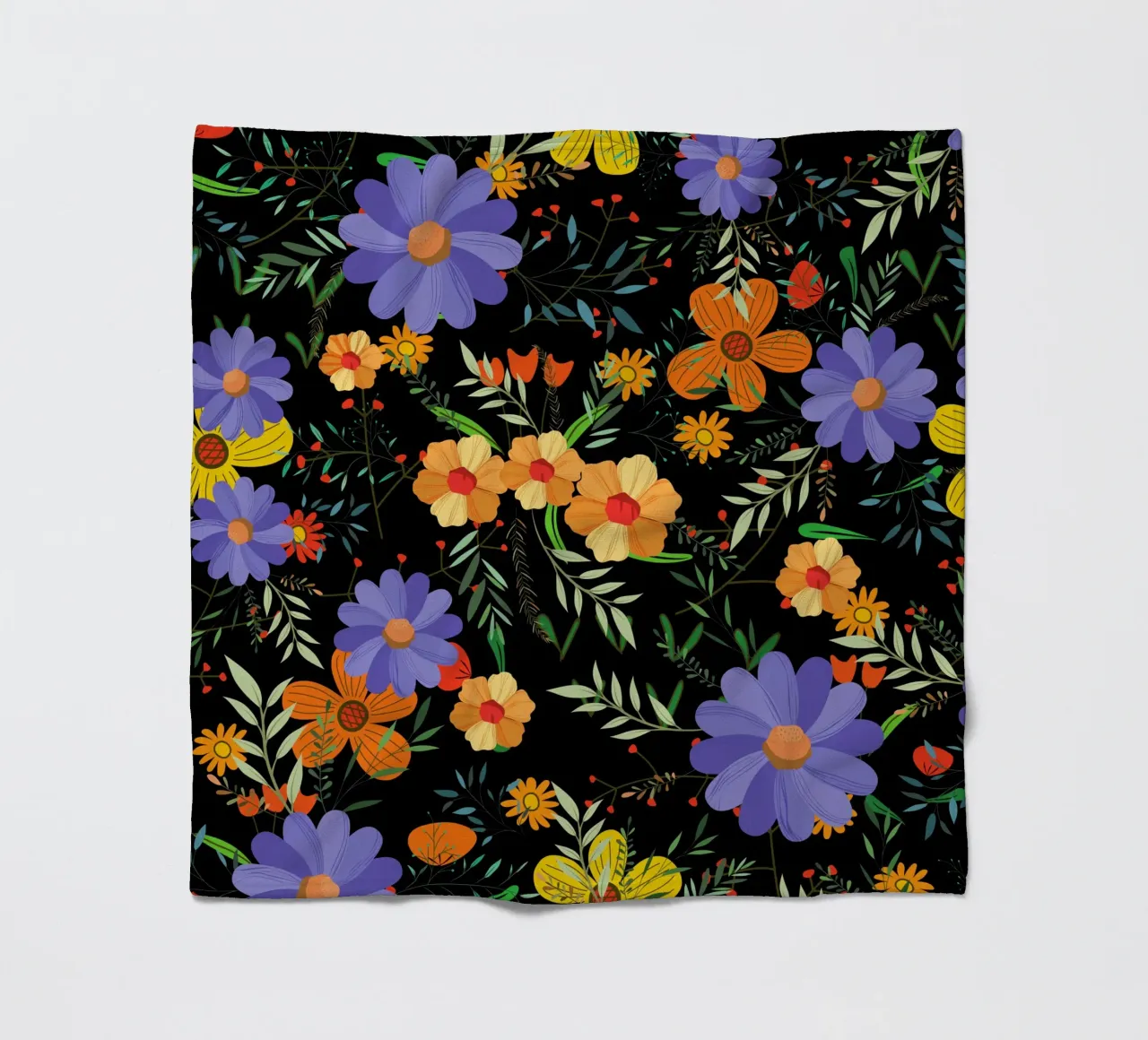 Botanisches Muster 27 Fleecedecke von Little Dean