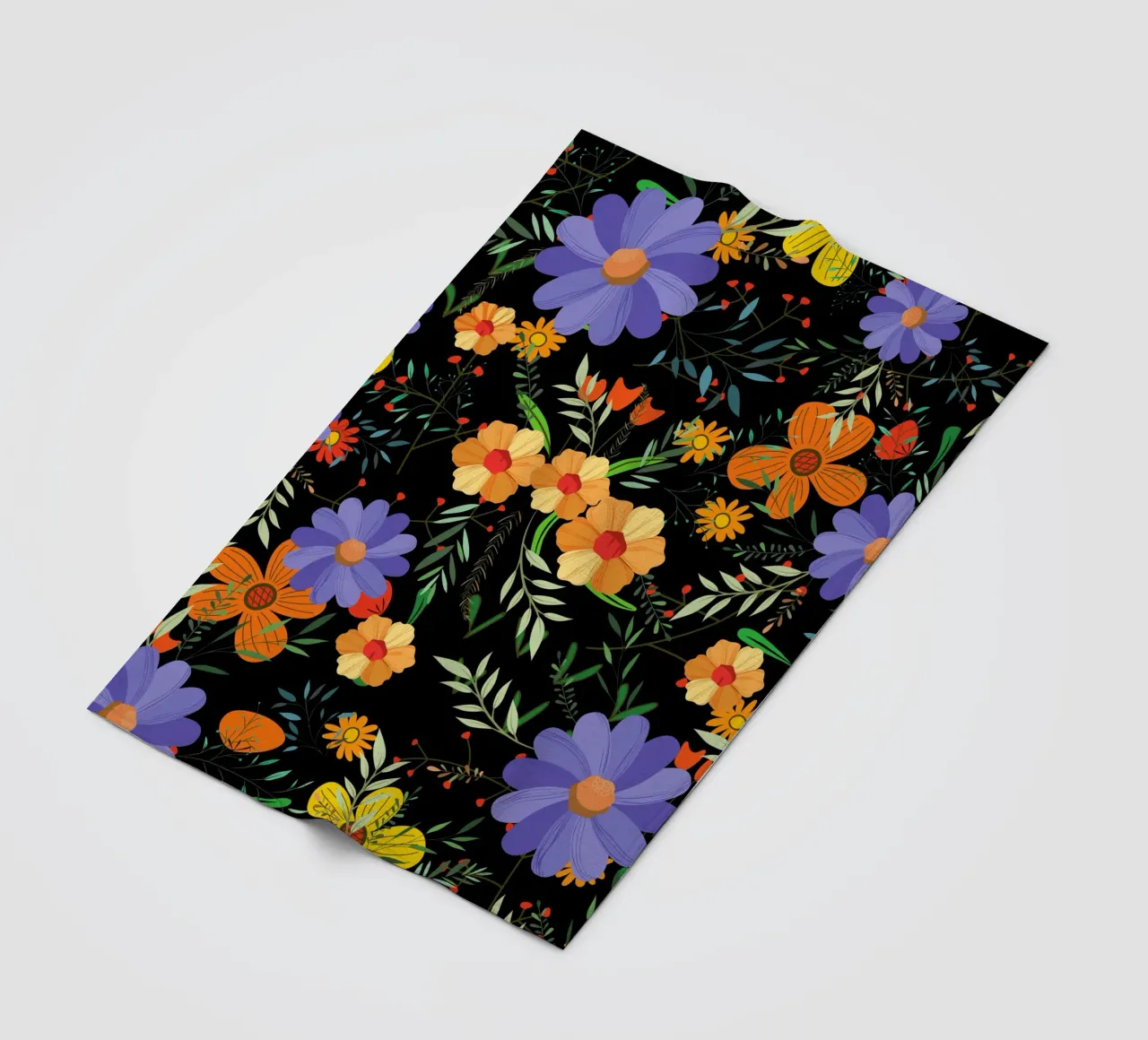 Botanisches Muster 27 Fleecedecke von Little Dean