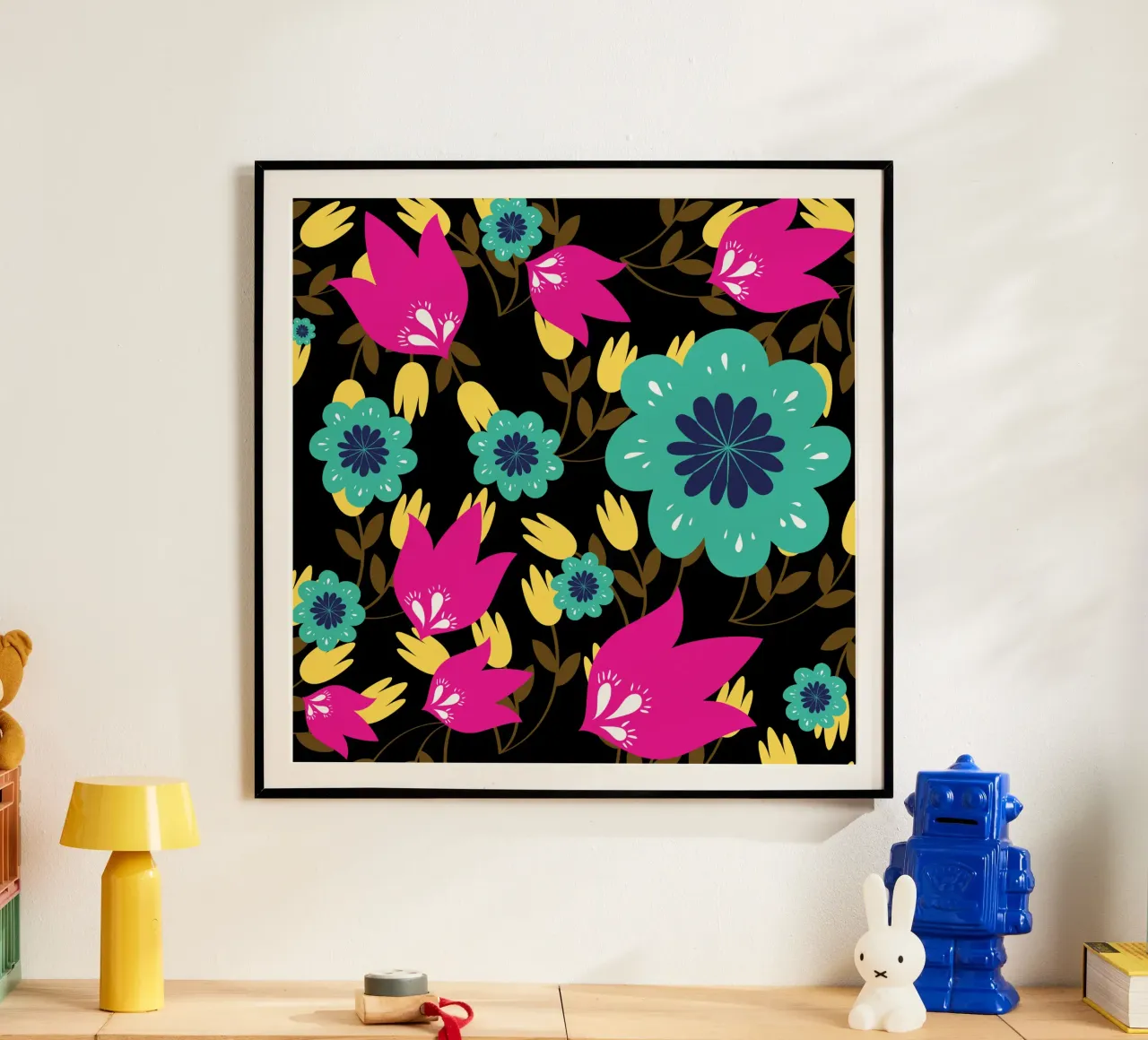Botanical pattern 28 poster by Little Dean