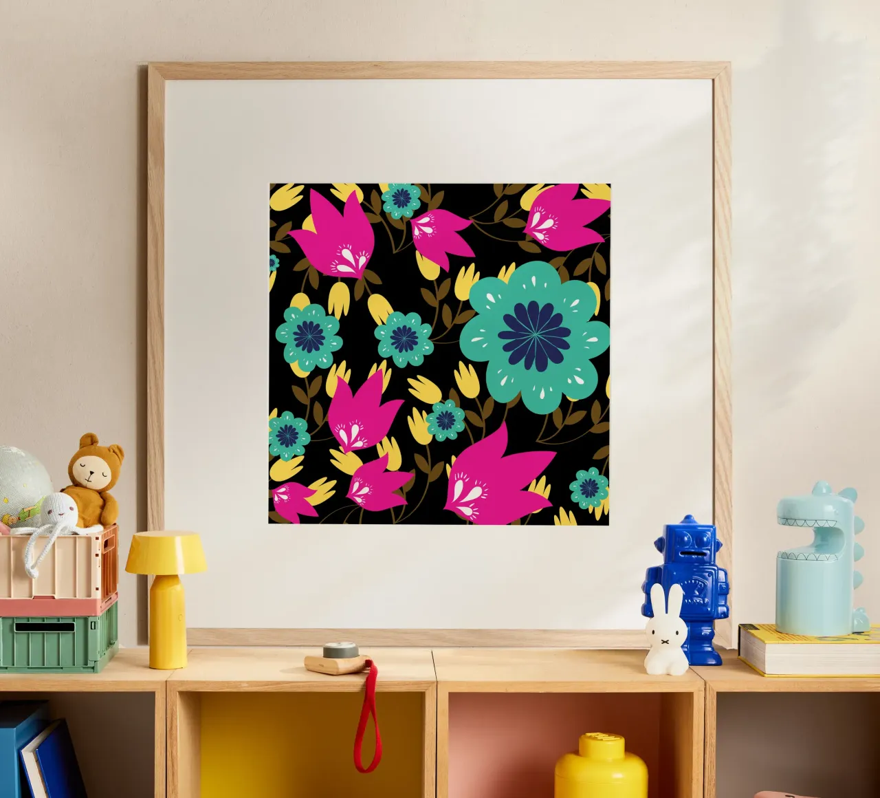 Botanical pattern 28 poster by Little Dean