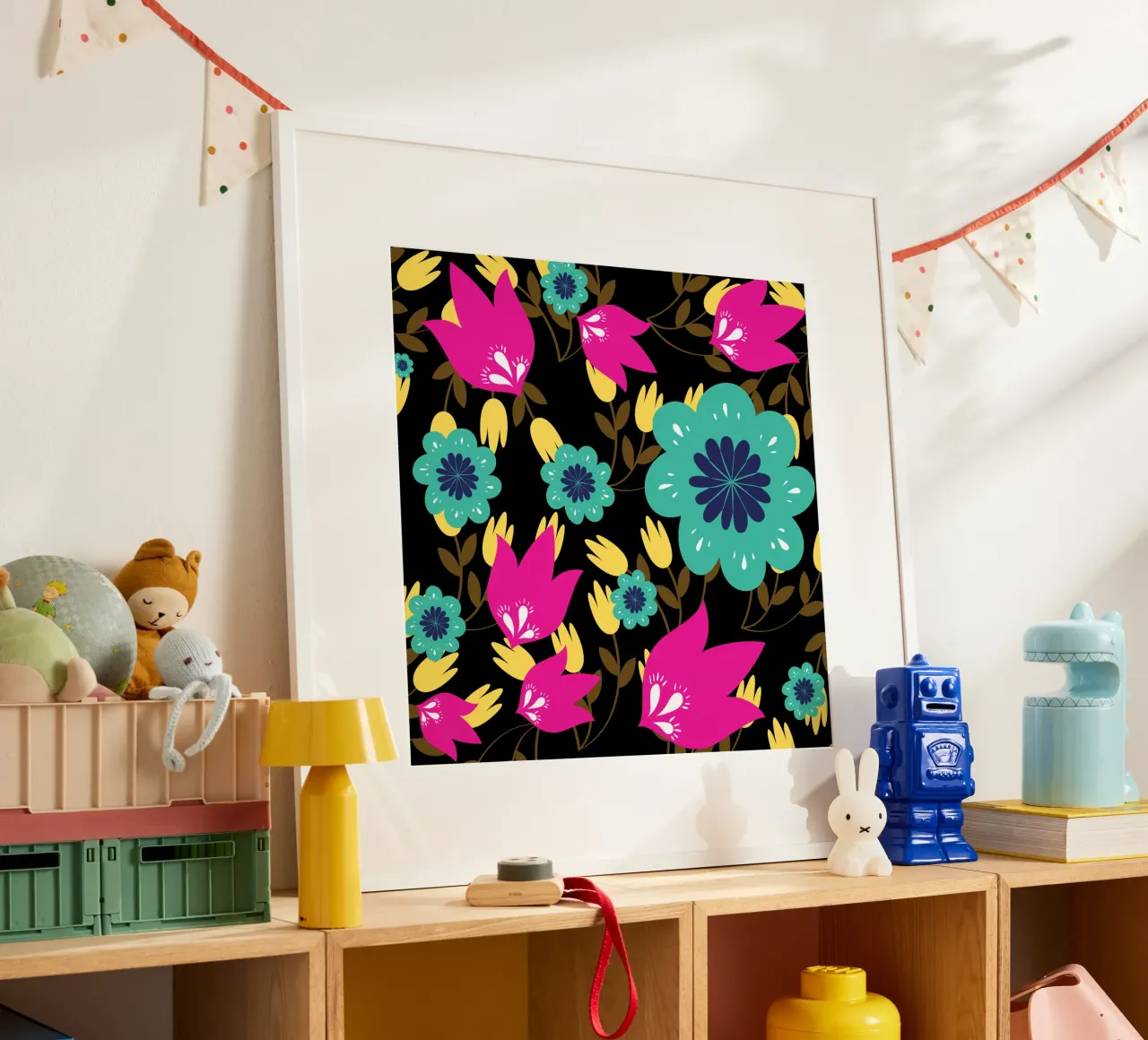 Botanical pattern 28 poster by Little Dean