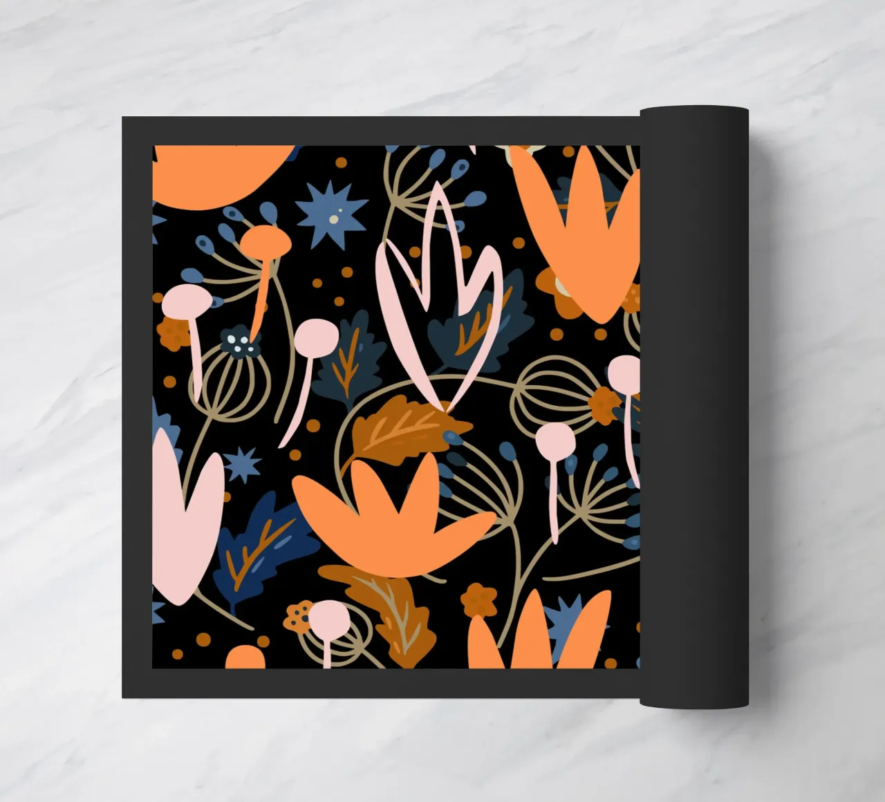 Botanical pattern 29 doormat by Little Dean