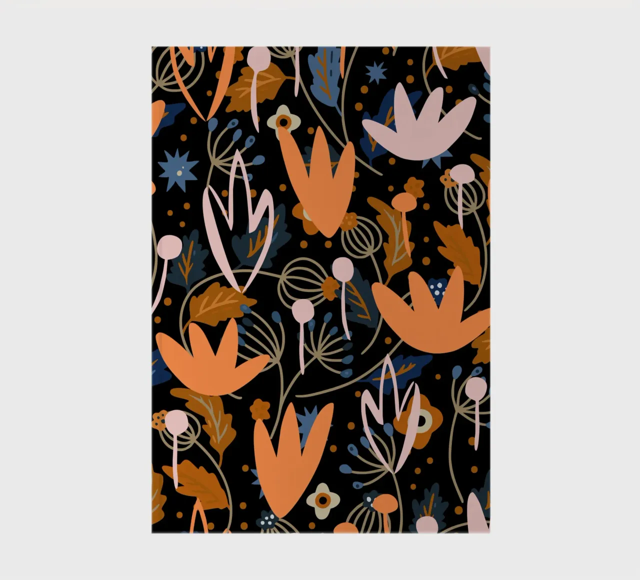 Botanical pattern 29 notebook by Little Dean