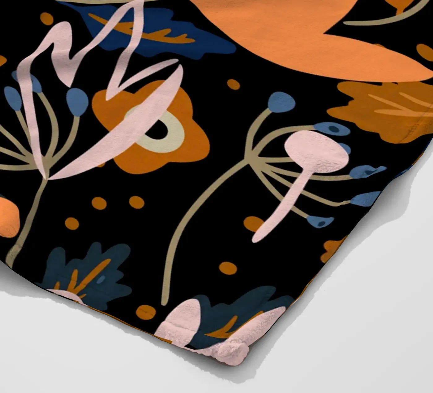 Botanical pattern 29 Fleecedecke von Little Dean