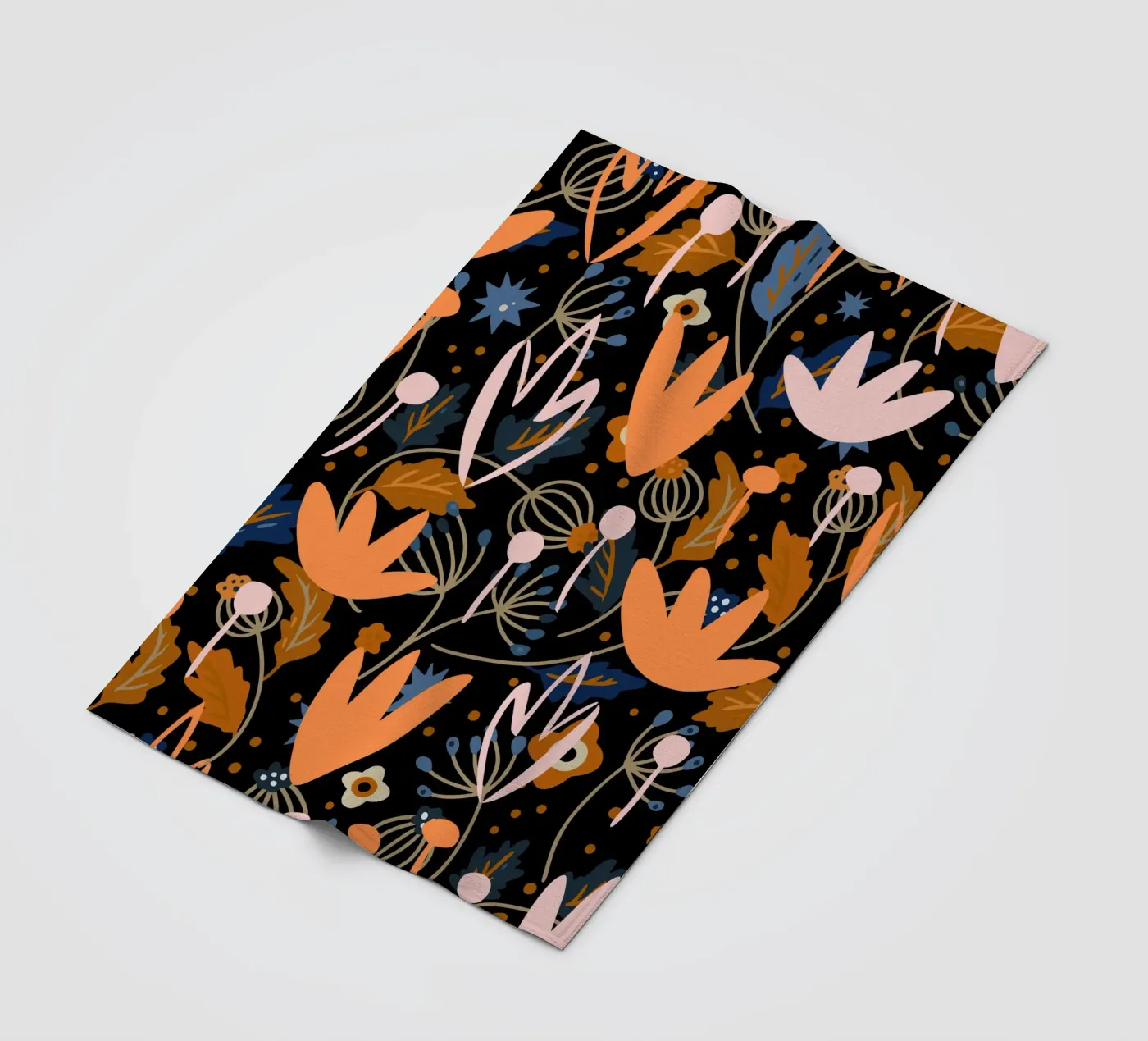 Botanical pattern 29 Fleecedecke von Little Dean