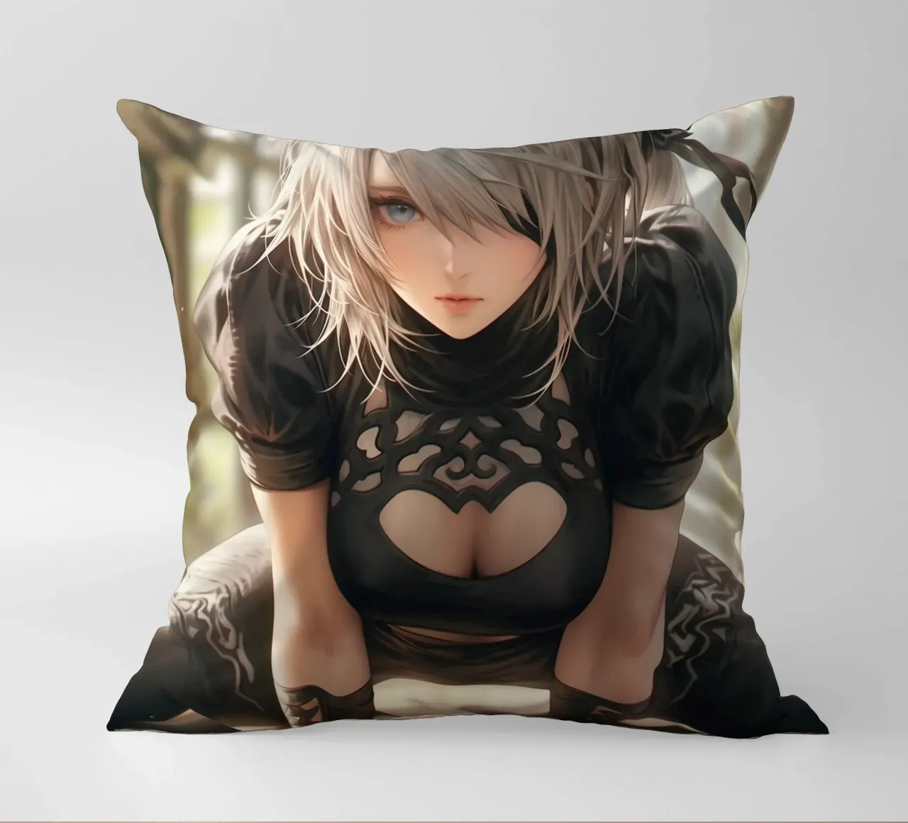 2B Nier Automata cuscino da Voxel Visionaries