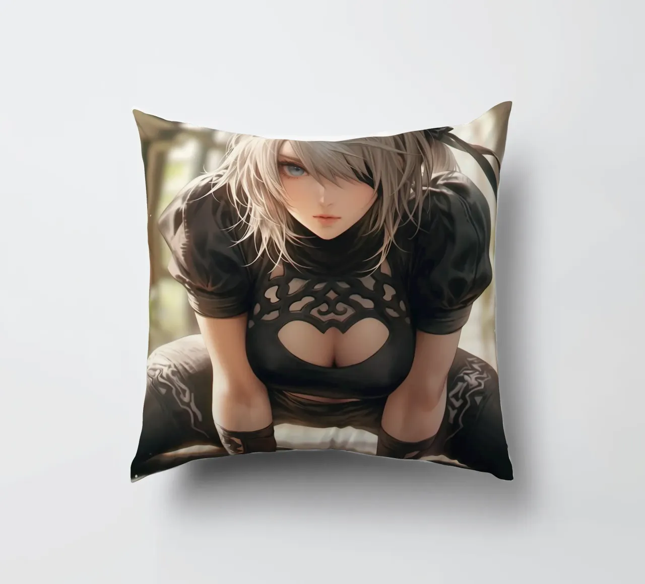 2B Nier Automata cuscino da Voxel Visionaries