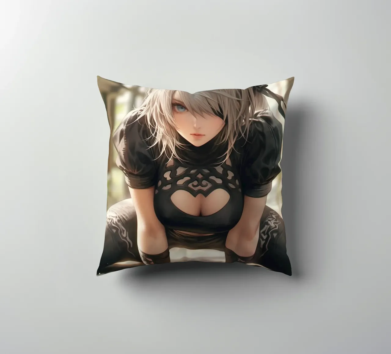 2B Nier Automata cuscino da Voxel Visionaries