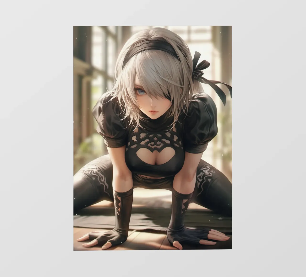 2B Nier Automata pellicola backlit da Voxel Visionaries