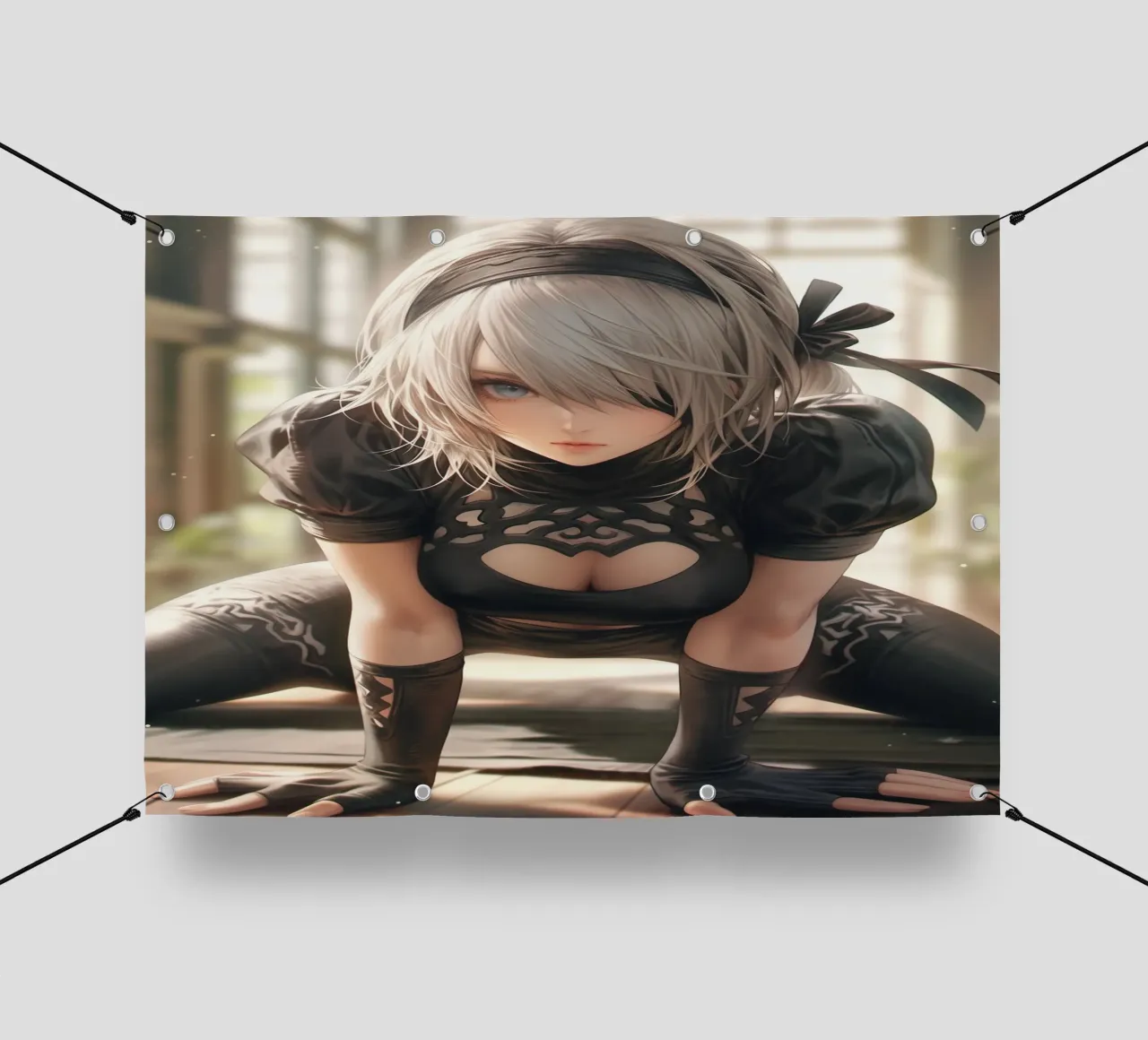 2B Nier Automata telo in pvc da Voxel Visionaries