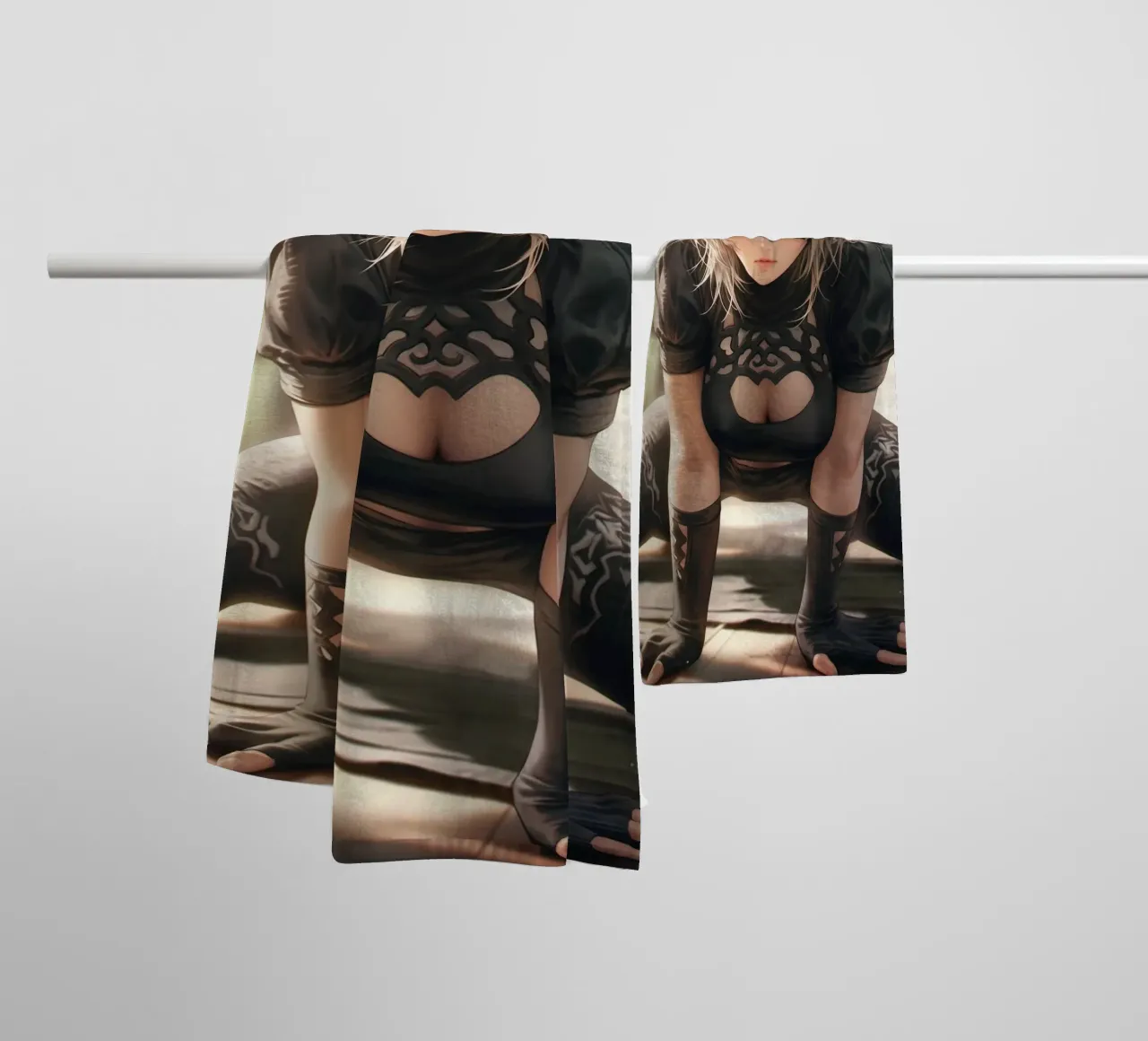 2B Nier Automata asciugamano da bagno da Voxel Visionaries