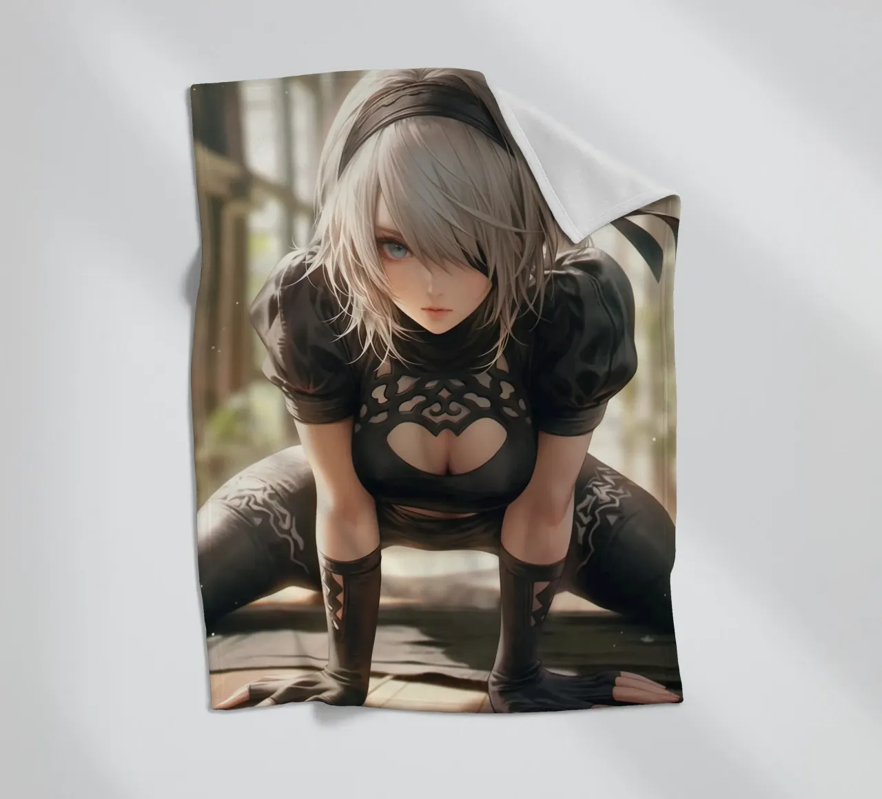 2B Nier Automata coperta in pile da Voxel Visionaries