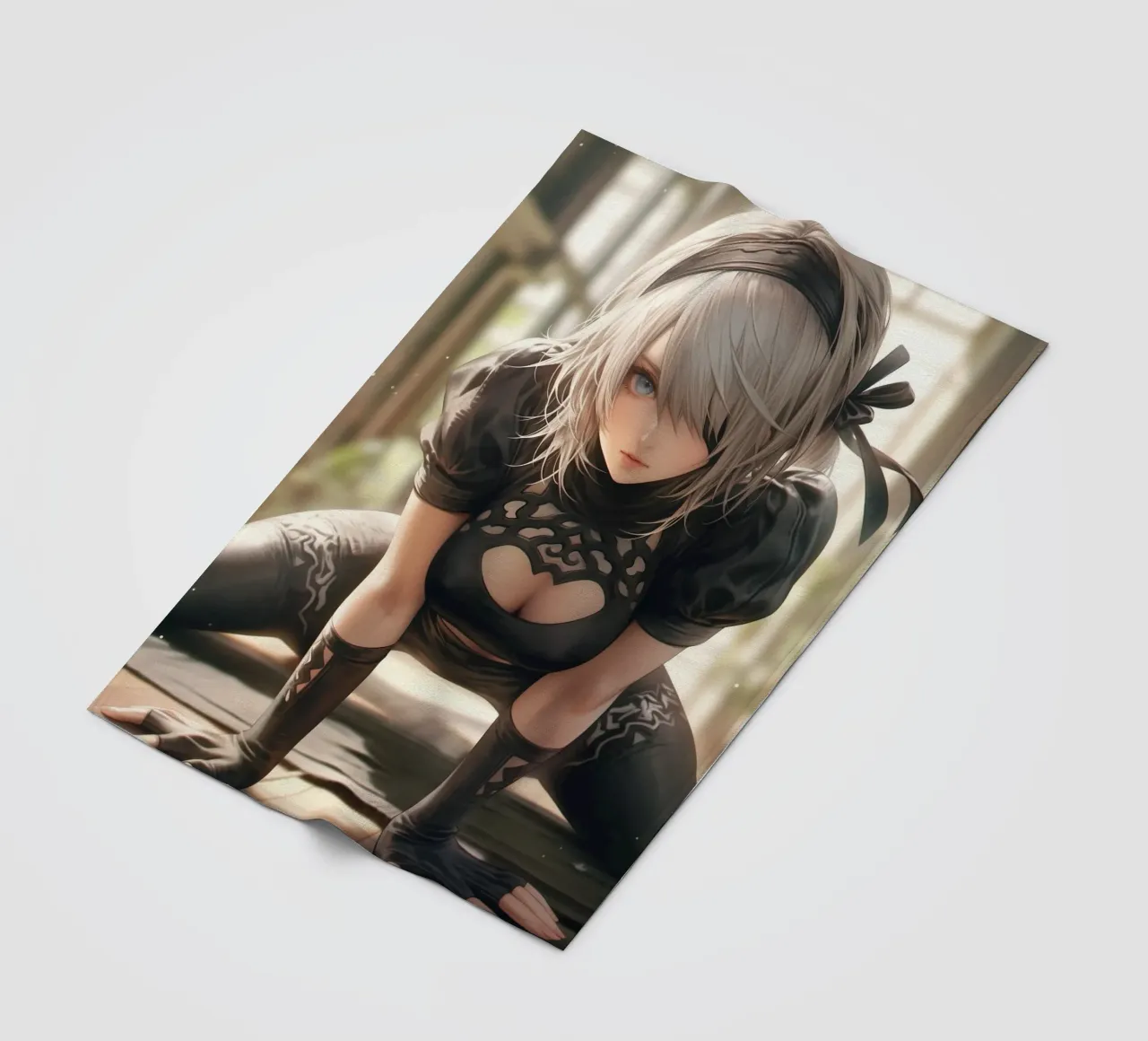2B Nier Automata coperta in pile da Voxel Visionaries