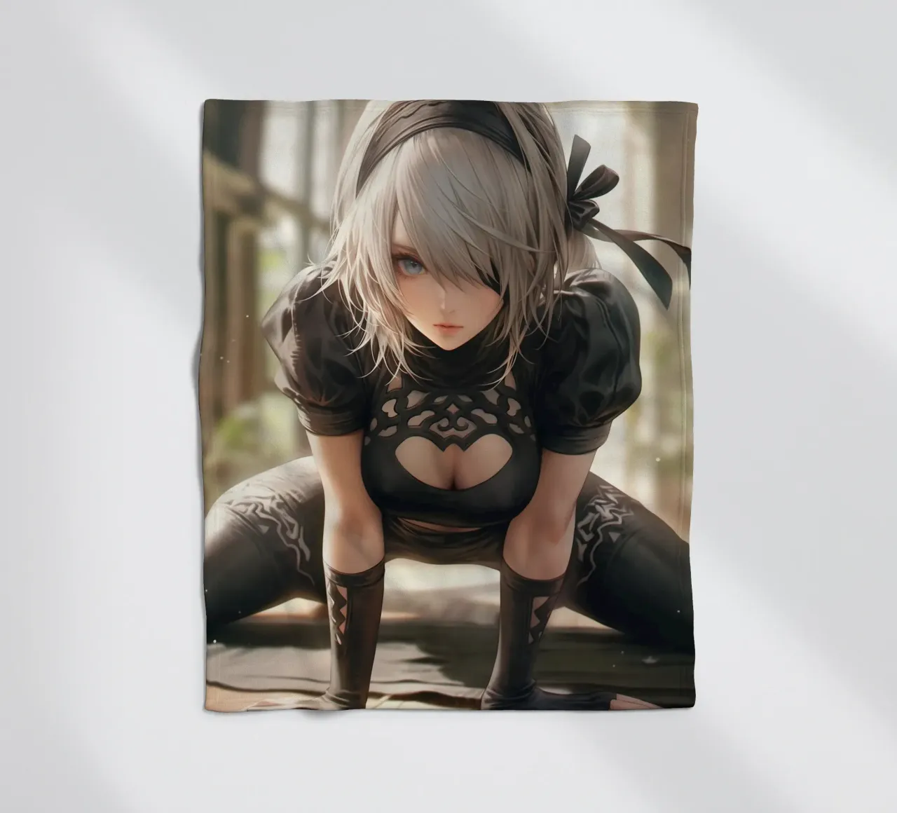 2B Nier Automata coperta in pile da Voxel Visionaries