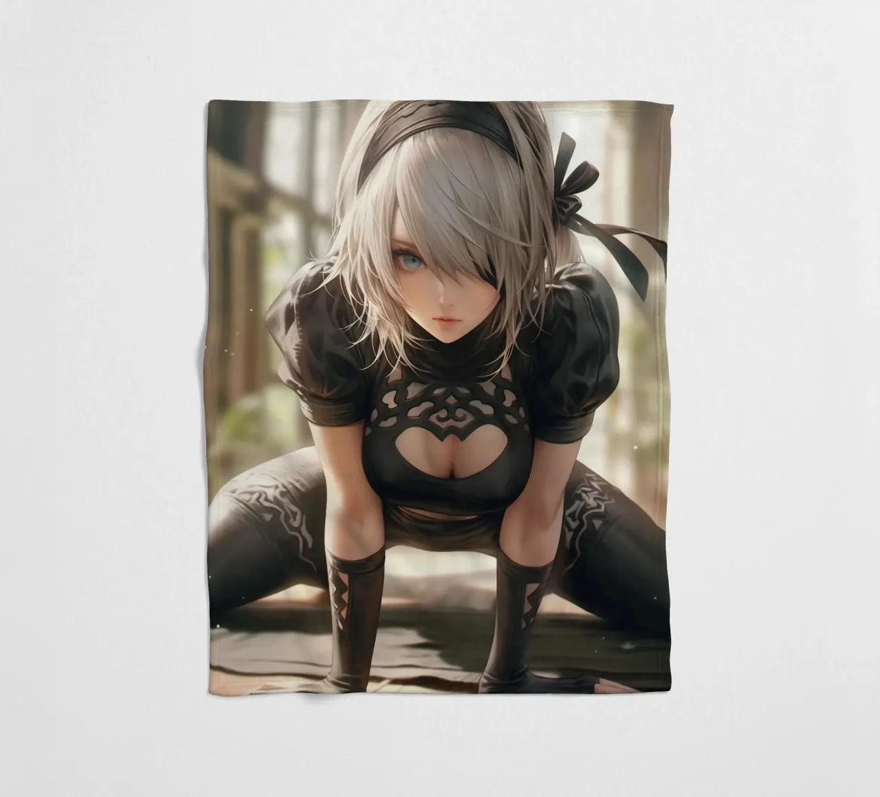 2B Nier Automata coperta in pile da Voxel Visionaries