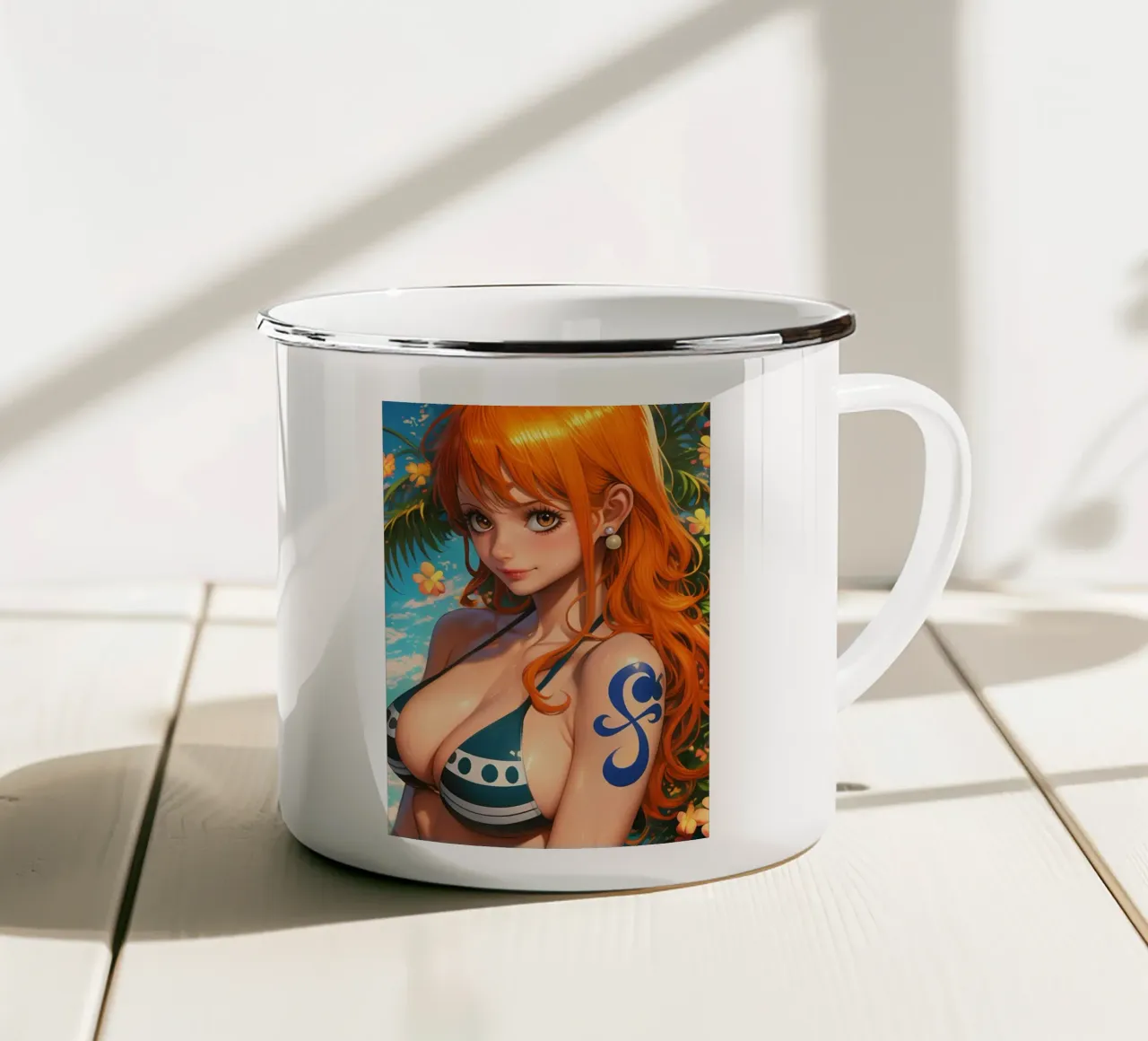 Nami Un pezzo tazza in smalto da Voxel Visionaries