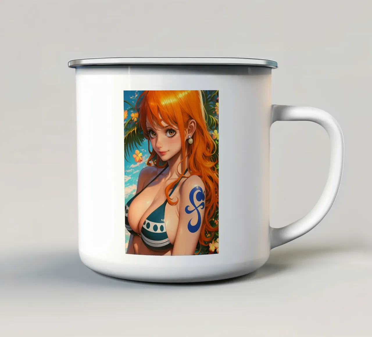 Nami Un pezzo tazza in smalto da Voxel Visionaries