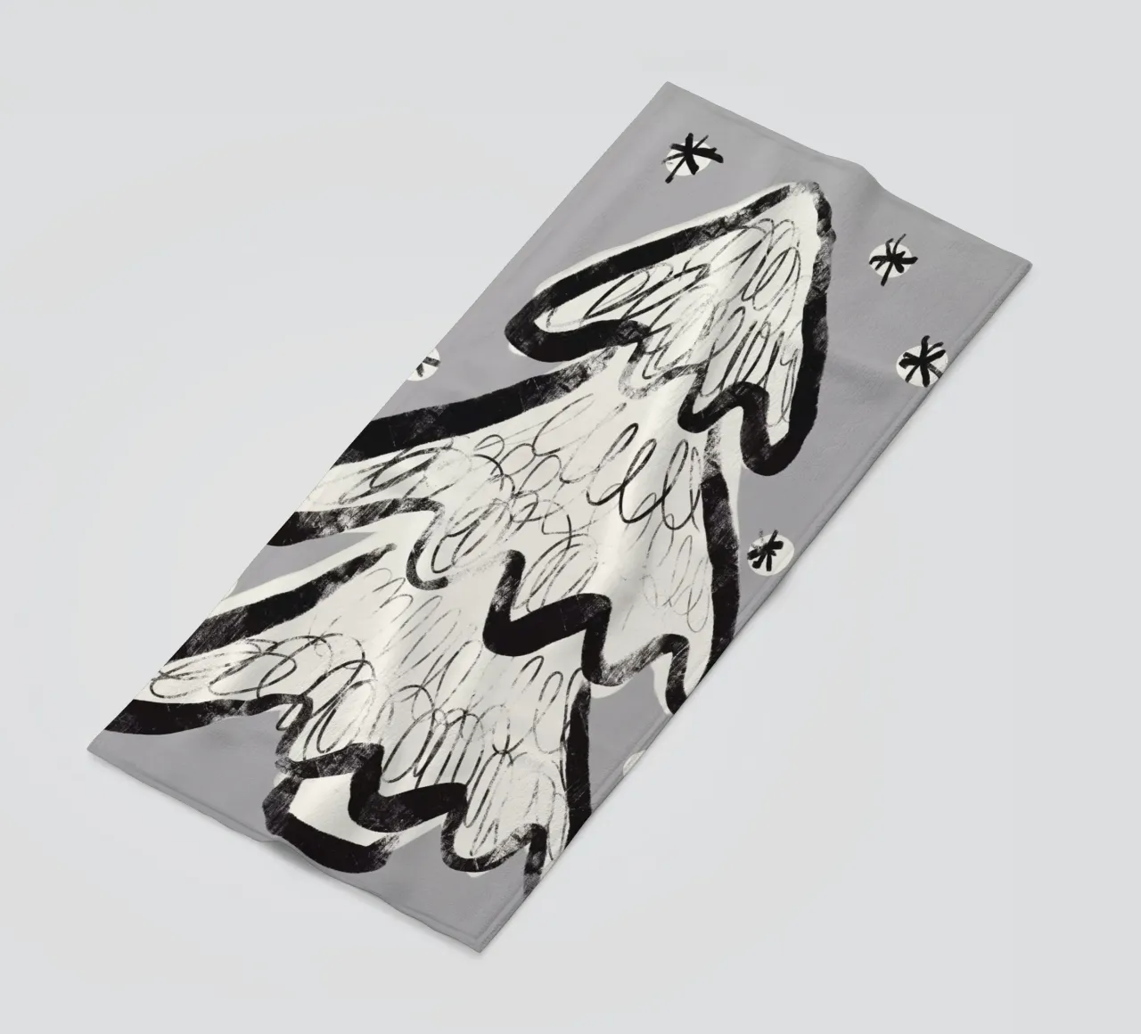 Christmas Tree (Gray) telo mare da treechild
