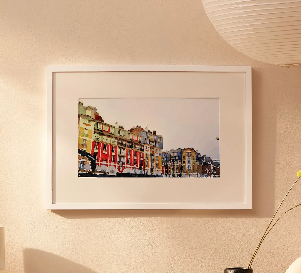 A Parigi poster con telaio in plastica da Massimo Frascogna
