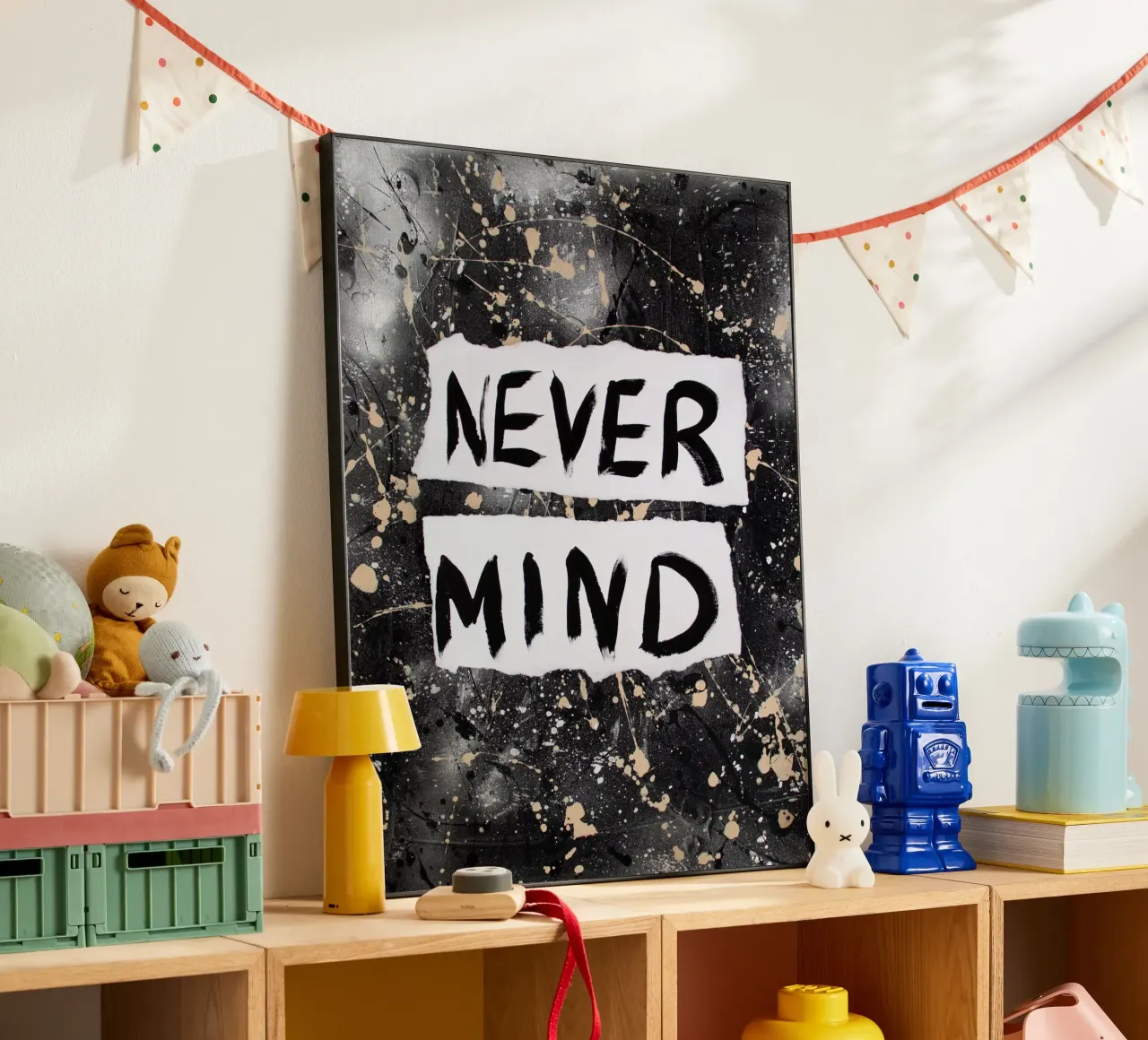 Nevermind alluminio dibond da Hirschbild