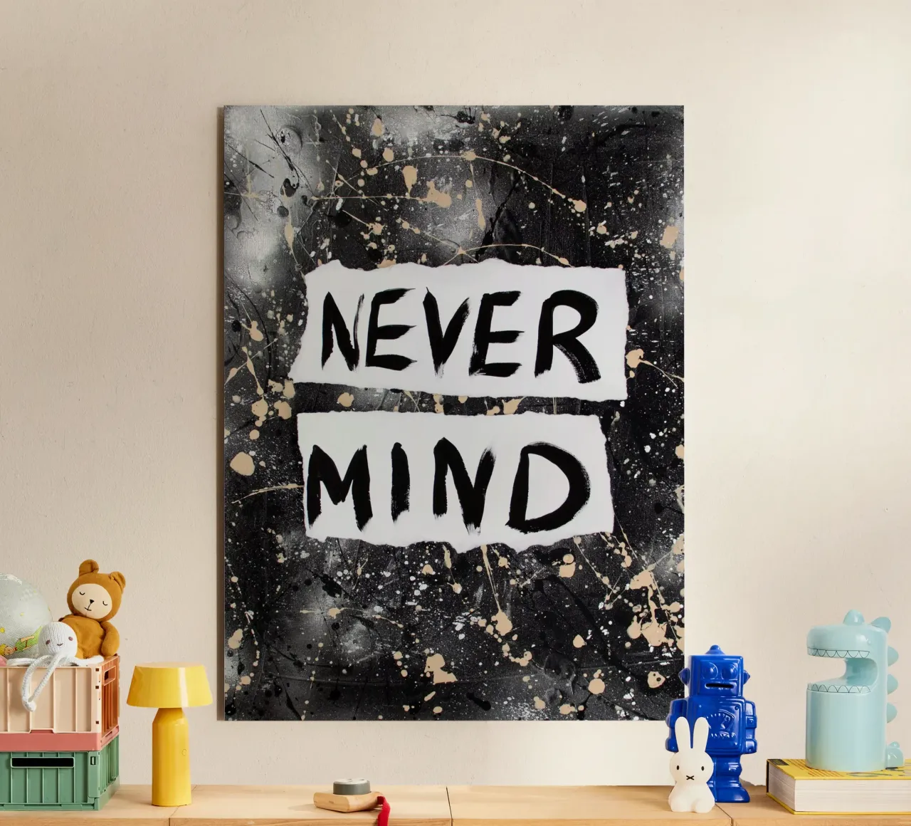 Nevermind alluminio dibond da Hirschbild