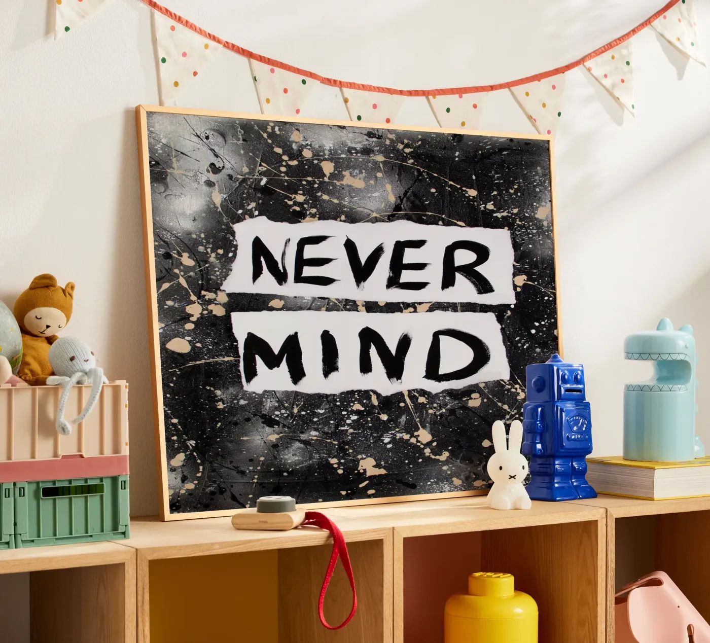Nevermind poster van Hirschbild