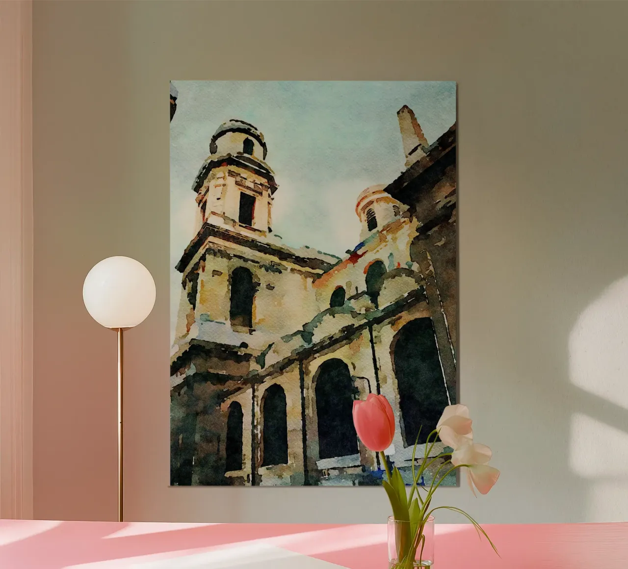 A Parigi poster con telaio in plastica da Massimo Frascogna