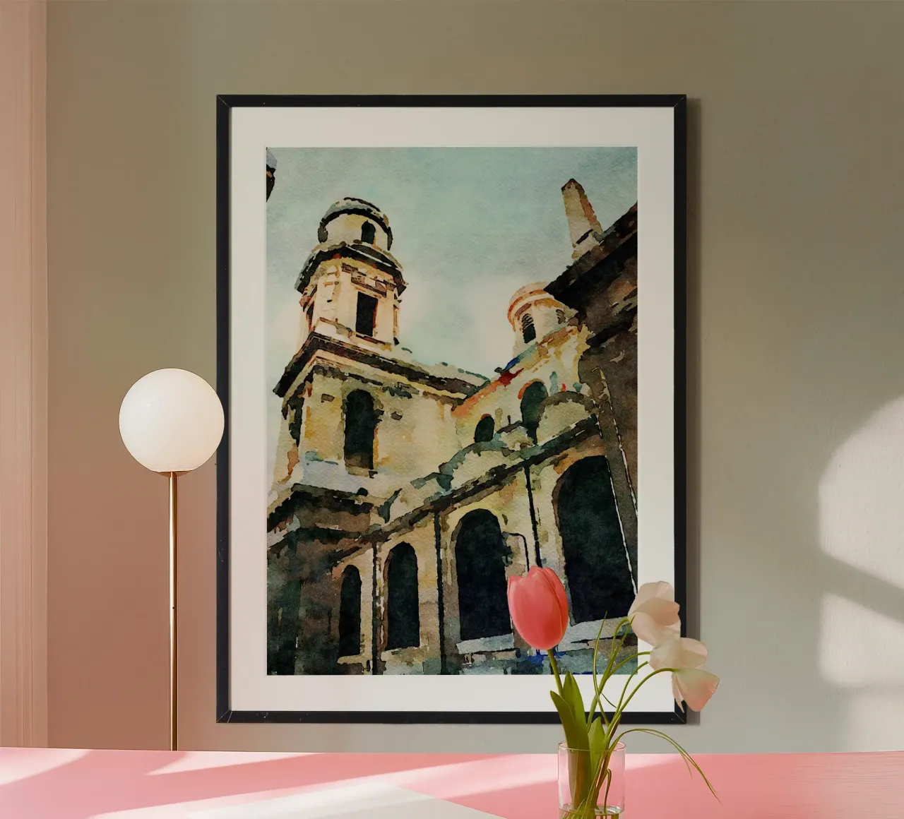 A Parigi poster con telaio in plastica da Massimo Frascogna