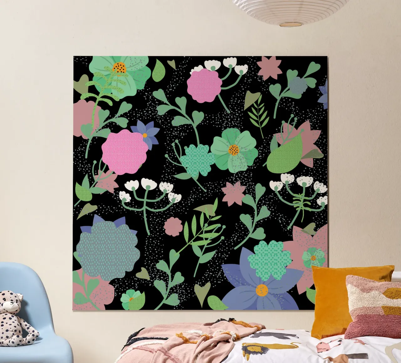 Botanical pattern 30 poster by Little Dean