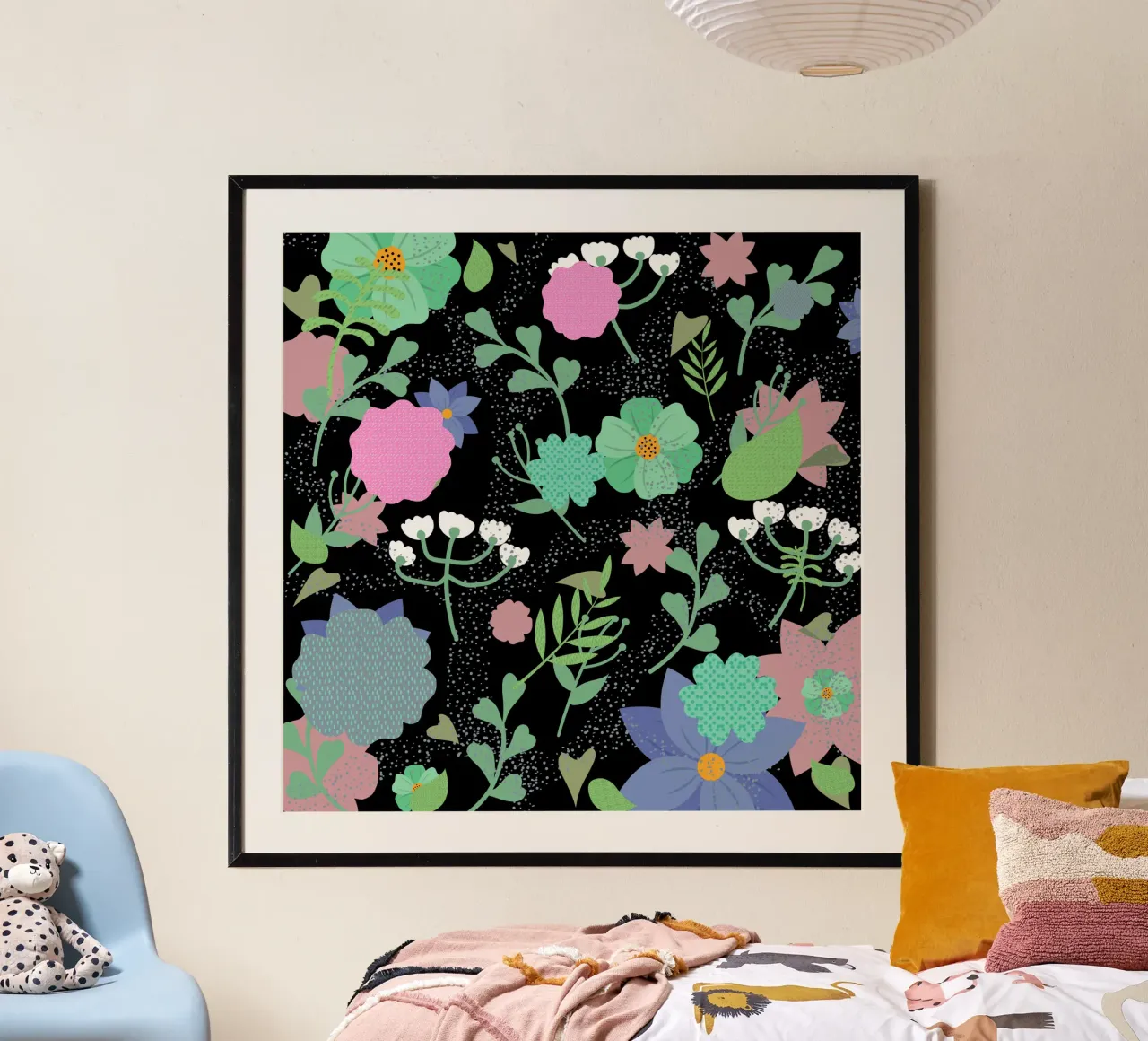 Botanical pattern 30 poster by Little Dean