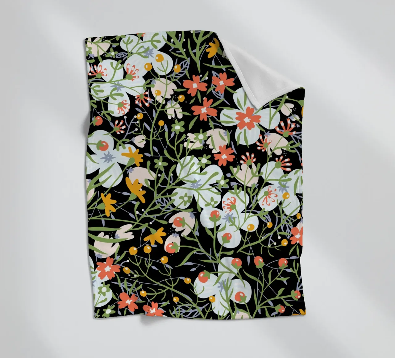 Modello botanico 31 coperta in pile da Little Dean