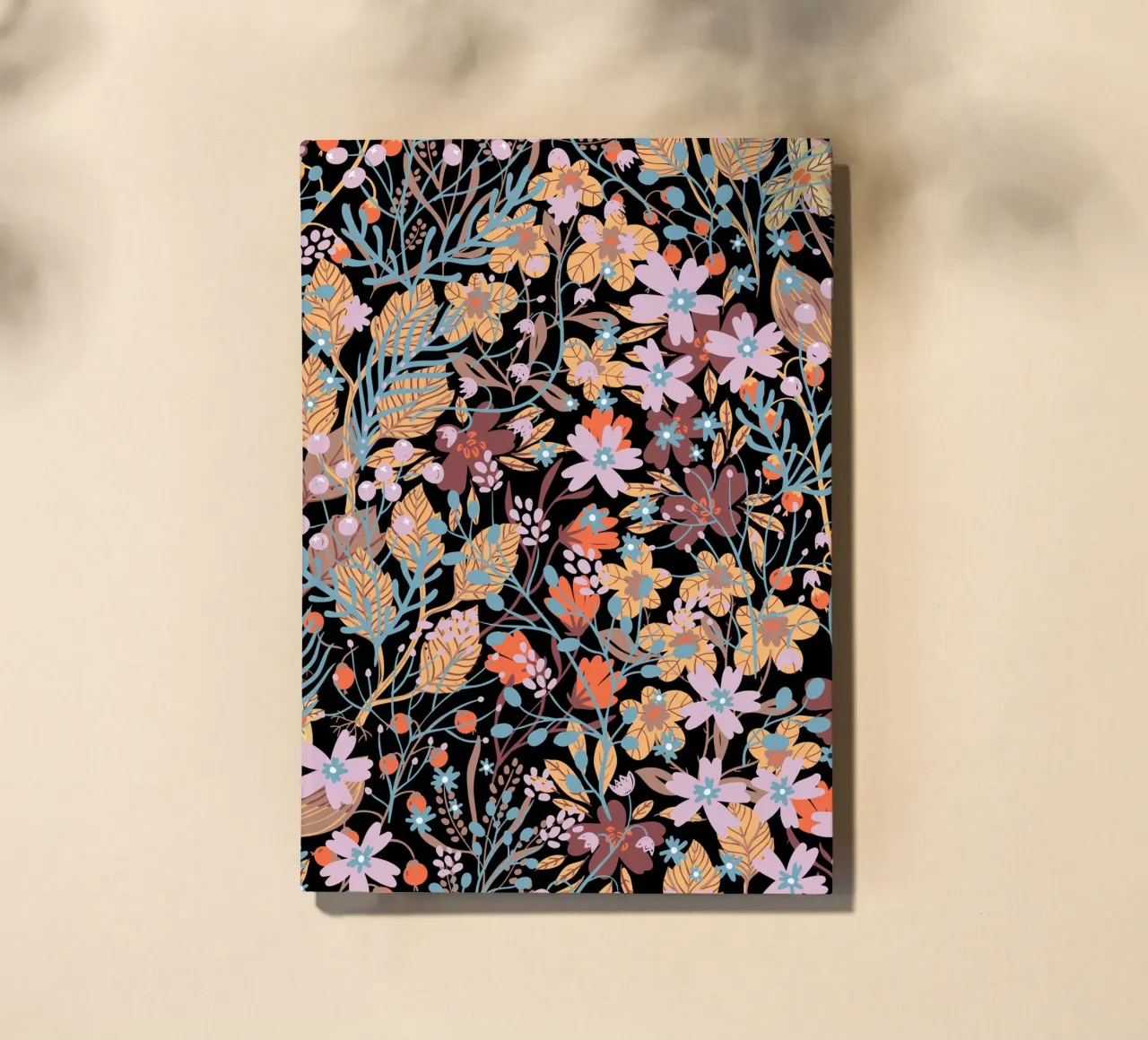 Botanical pattern 32 notebook by Little Dean