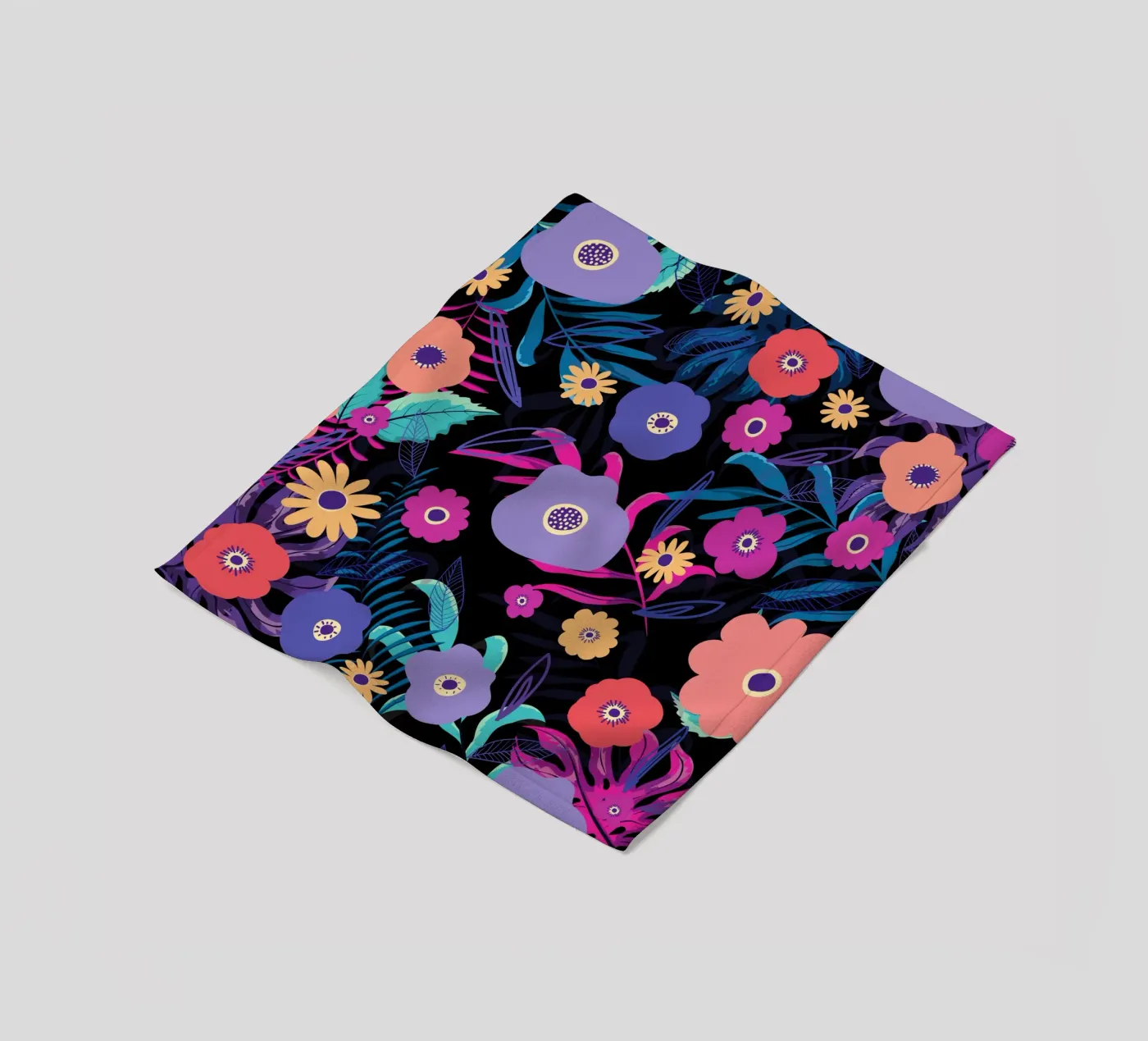 Botanical pattern 33 Fleecedecke von Little Dean