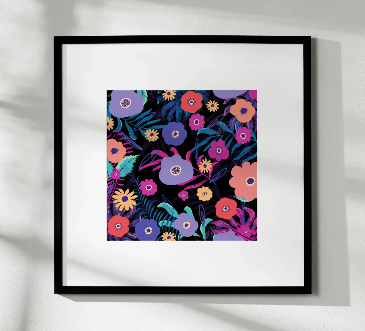 Botanical pattern 33 poster by Little Dean