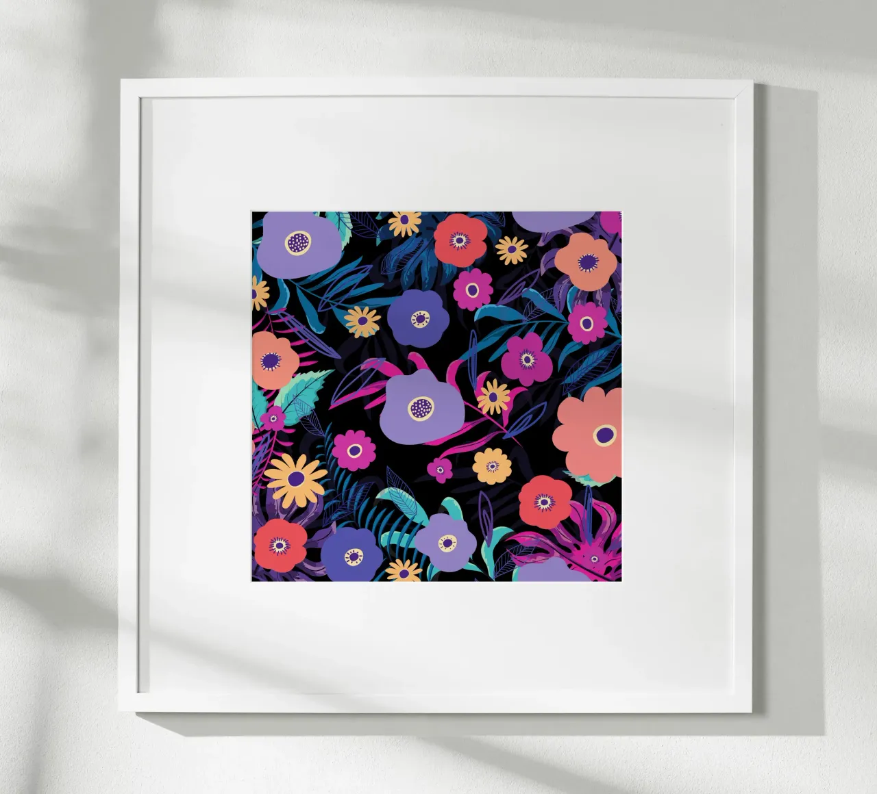 Botanical pattern 33 poster by Little Dean