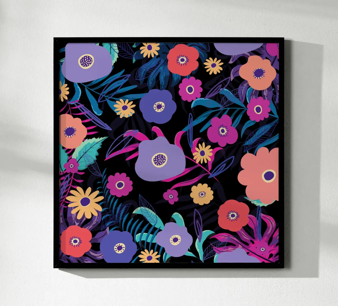 Botanical pattern 33 poster by Little Dean
