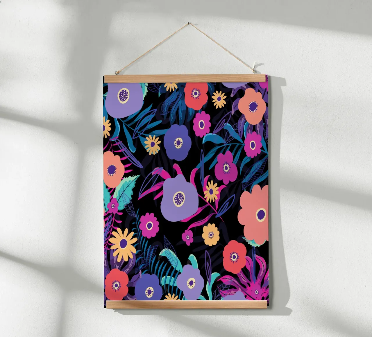 Botanical pattern 33 poster by Little Dean